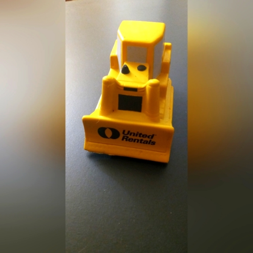 United rental Bulldozer Construction Vehicle stress reliever squeeze toy
